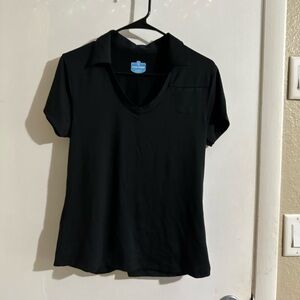 PGA Tour golf black polo